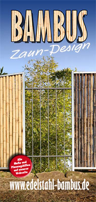Bambus Zaun-Design